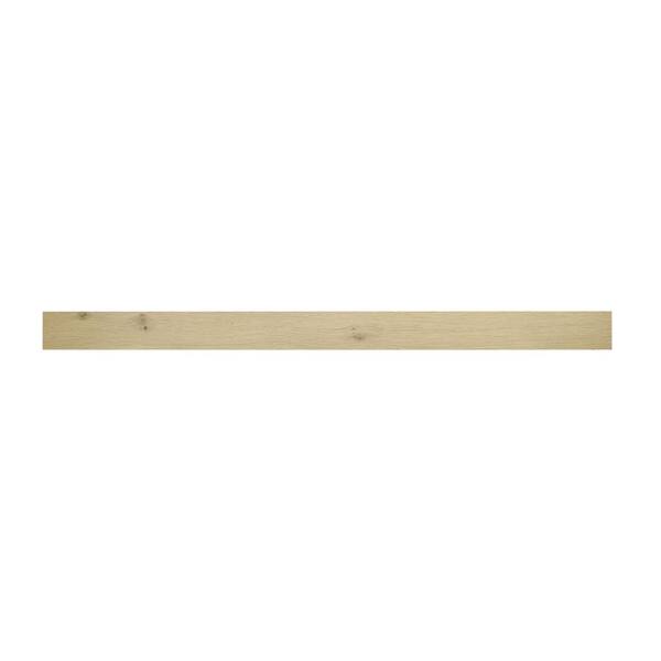 A&A Surfaces - Dula Ash Oak 0.37 in. T x 1.24 in. W. x 78 in. L Luxury T-Molding Hardwood Trim 10-Pieces/Case