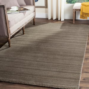 Himalaya Pewter 4 ft. x 6 ft. Solid Area Rug