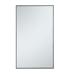 Large Rectangle Black Modern Mirror (60 in. H x 36 in. W)