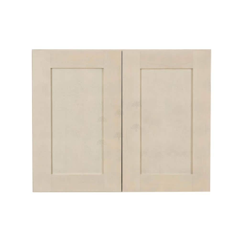 Lancaster Shaker Assembled 30x21x12 in. Wall Cabinet with 2 Doors 1 Shelf in Stone Wash price history on PriceWatchPro