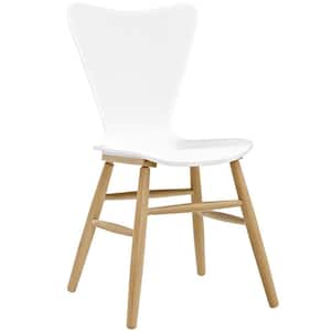 Cascade White Wood Dining Chair