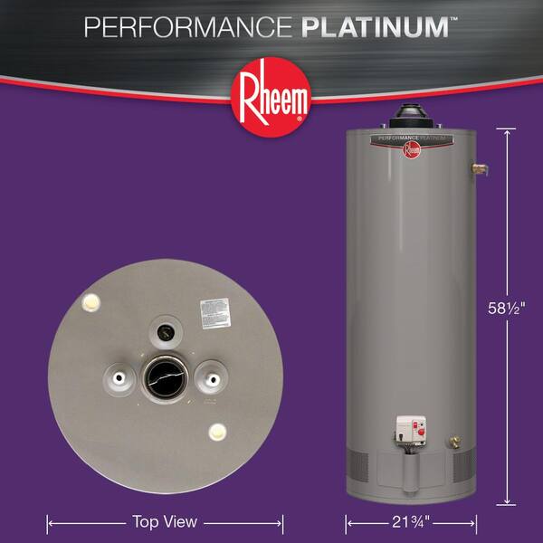 Have a question about Rheem Performance Platinum 50 Gal. Tall 12 Year  36,000 BTU Liquid Propane Tank Water Heater? - Pg 4 - The Home Depot