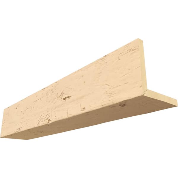 Ekena Millwork Endurathane 4 in. H x 6 in. W x 20 ft. L Knotty Pine Sonora Desert Faux Wood Beam