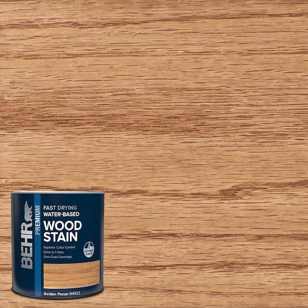 BEHR 8 oz. TIS-043 North Sea Transparent Water-Based Fast Drying Interior  Wood Stain B453416 - The Home Depot