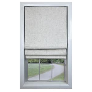 Linen Cordless Blackout Polyester/Linen Roman Shades - 27 in. W x 63 in. L