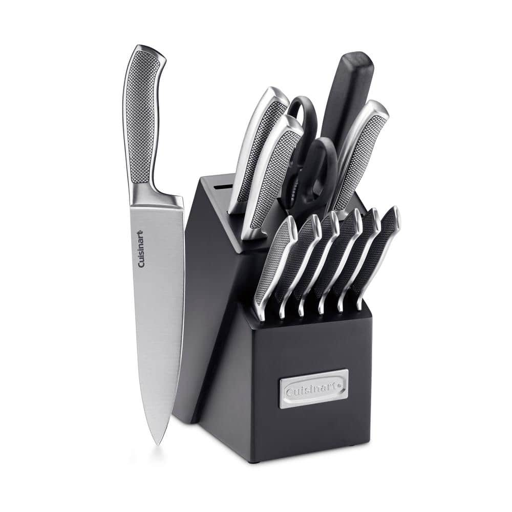 Cuisinart - Graphix Collection 13-Piece Knife Set - Silver/Black