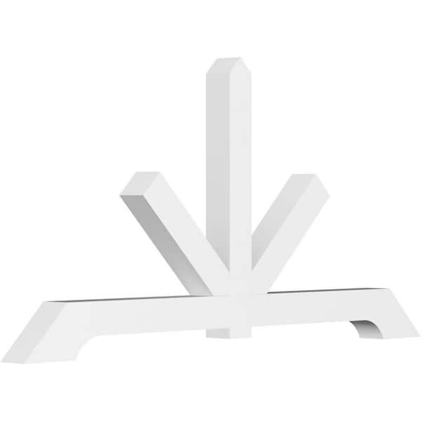 Ekena Millwork Vanguard 72 in. W x 36 in. H x 4 in. D Signature Polyurethane Bracket