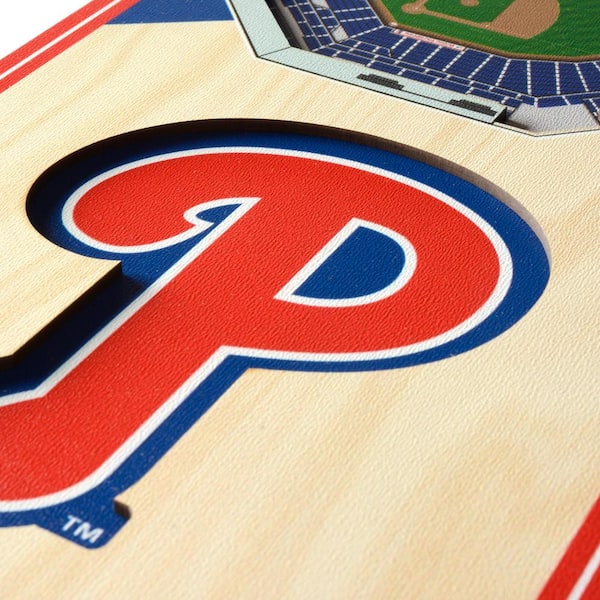 MLB Philadelphia Phillies 6x19 Stadium 3D View Banner
