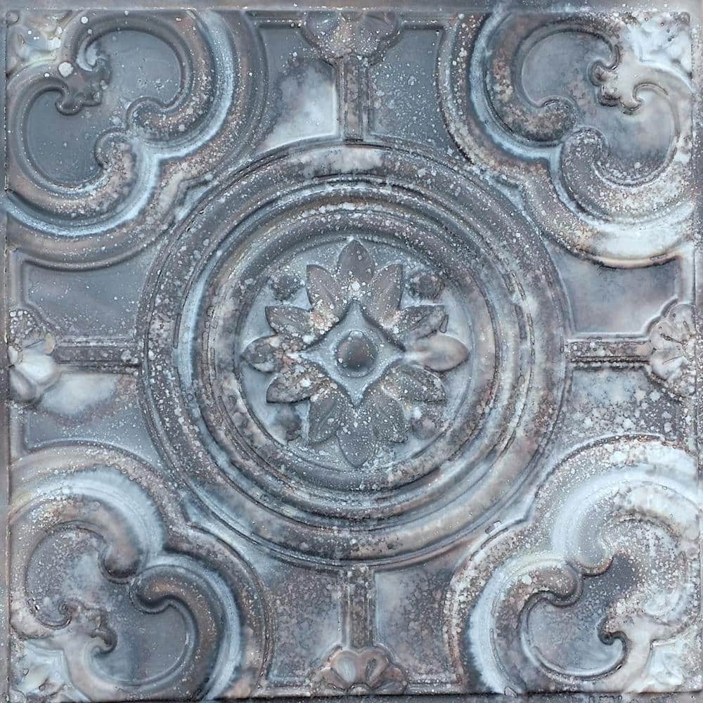 Classical Circles Reclaimed Tin 2 ft. x 2 ft. PVC Glue Up or Lay In Ceiling Tile (40 sq. ft./case) price history on PriceWatchPro