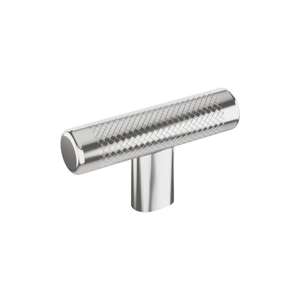 Amerock Bronx 2-5/8 in. (67 mm) Length Polished Chrome Bar Cabinet Knob ...