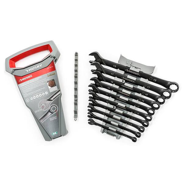 Husky - Metric Long-Pattern Universal Combination Wrench Set (10-Piece)