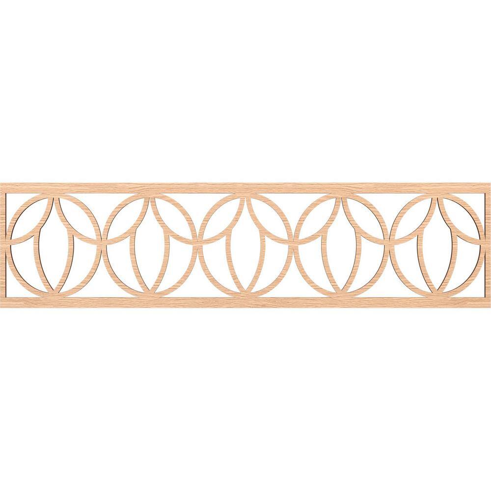Shoshoni Fretwork 0.25 in. D x 47 in. W x 12 in. L Red Oak Wood Panel Moulding price history on PriceWatchPro