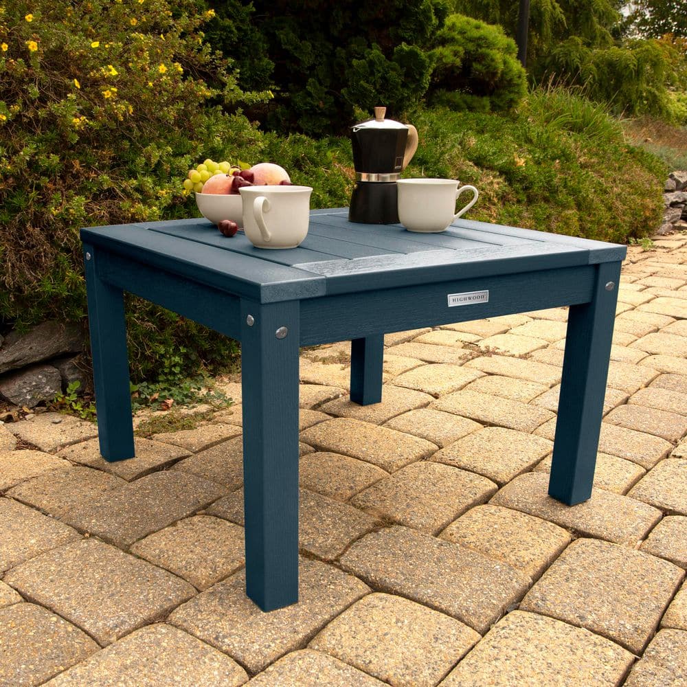Federal Blue Adirondack 24" Side Table for Outdoor Relaxation