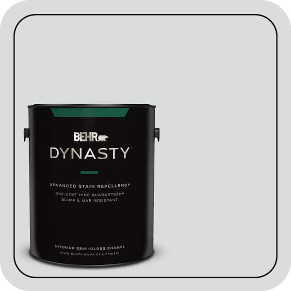 BEHR DYNASTY 1 gal. #ECC-33-2 Silver Sands Semi-Gloss Enamel Interior Stain-Blocking Paint & Primer