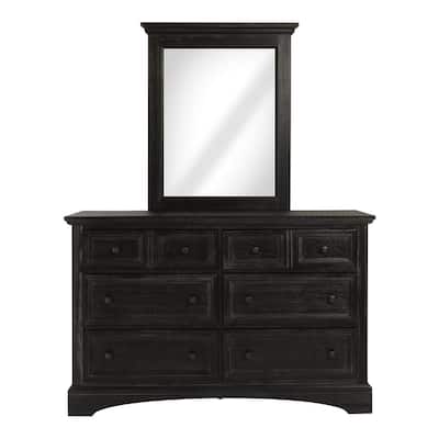 1 Home Improvement Retailer Search Box, Rustic Brown And Black Dresser