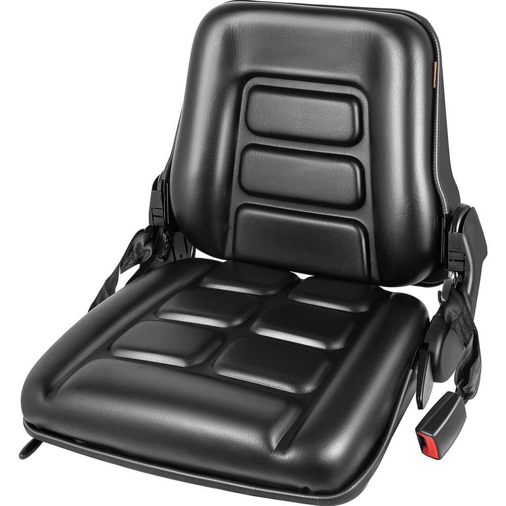 VEVOR Universal Tractor Seat High Back Folding Forklift Seat Adjustable