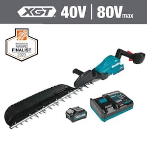 XGT 40V max Brushless Cordless 24 in. Single-Sided Hedge Trimmer Kit (4.0Ah)
