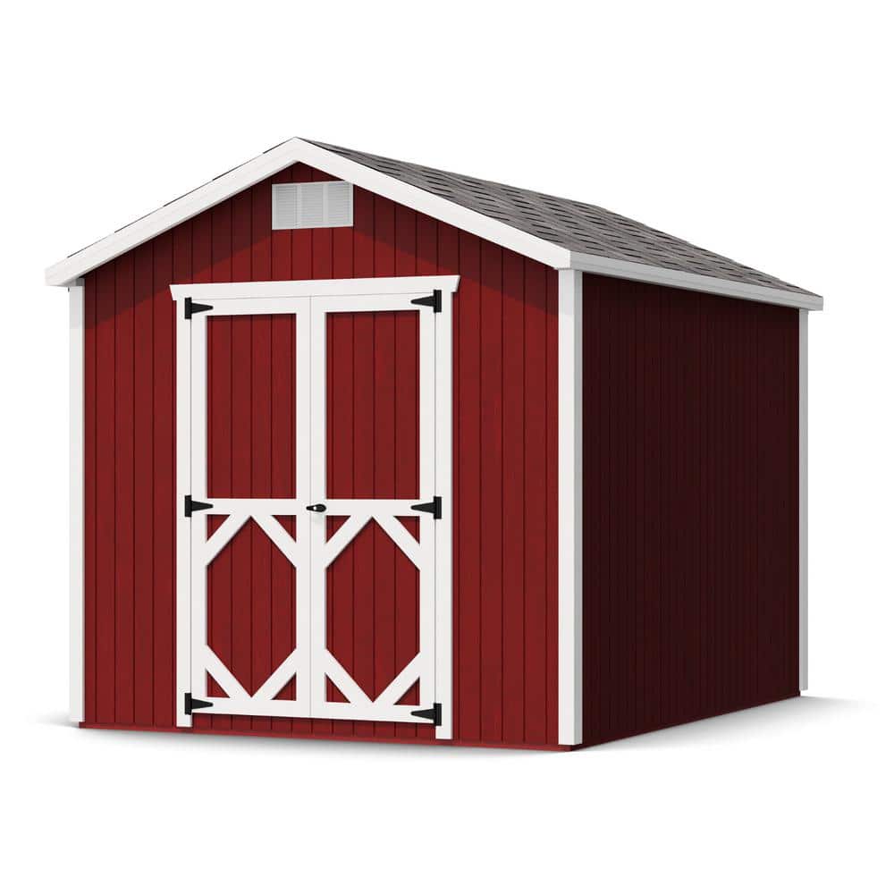 Classic Gable 8 ft. x 10 ft. Outdoor Wood Storage Shed Precut Kit (80 sq. ft.) price history on PriceWatchPro