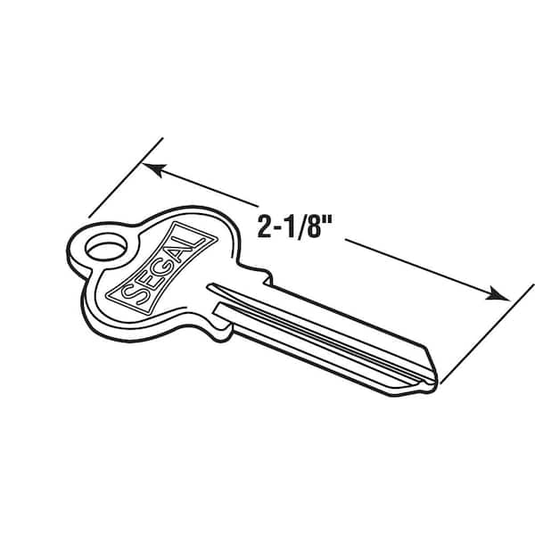 Prime Line K 9 Key Blank For Deadbolts With Segal Logo 50 Pack Se The Home Depot