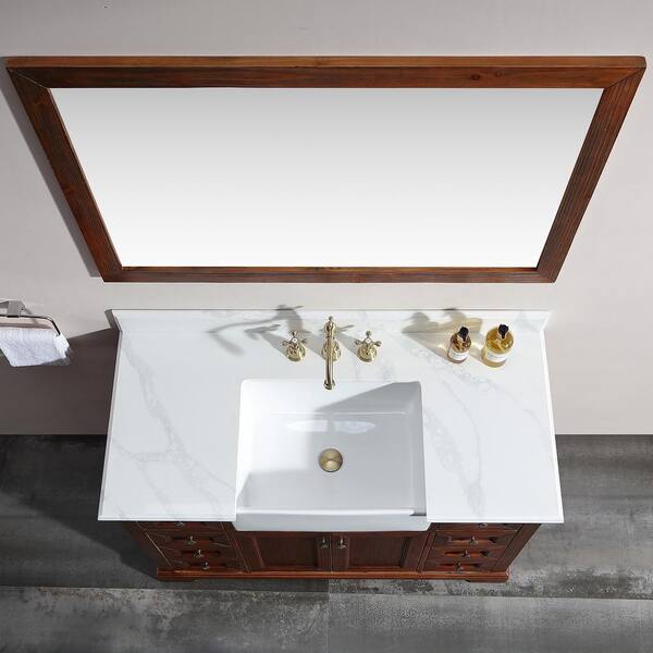 Foundstone™ 48'' Free Standing Single Bathroom Vanity with Acrylic