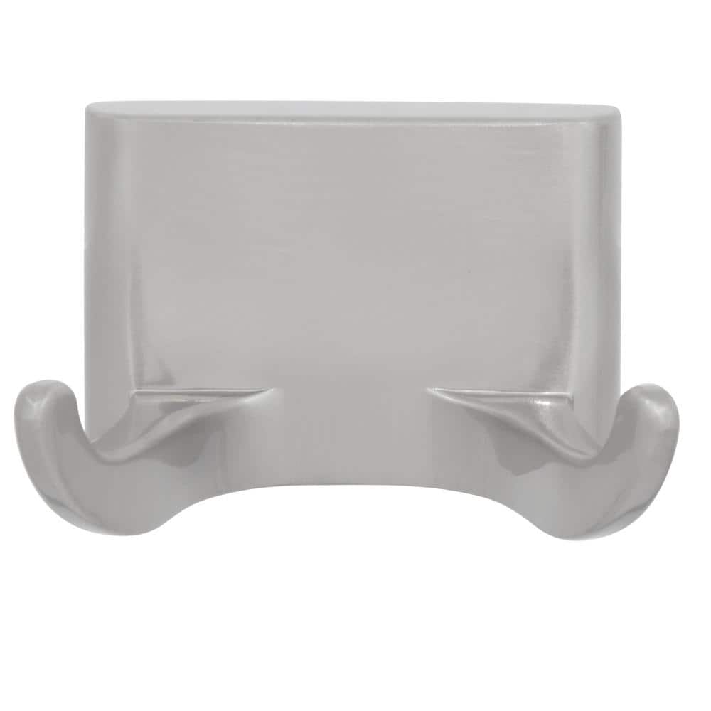 Satin Nickel 4-Piece Bathroom Accessory Kit with Towel Bar