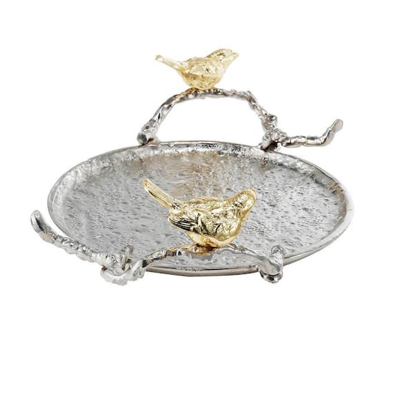 Obscura Tray, Silver And Gold - Small - trays
