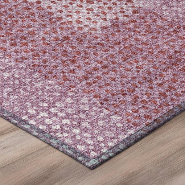 Chantille Machine Washable Indoor/Outdoor Abstract ACN2868 Blush 10 ft. x 14 ft. Area Rug