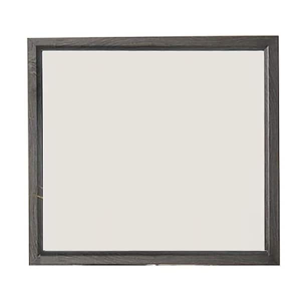 Erica Gray 39 in. W x 35 in. H Rectangle Wood Framed Mirror