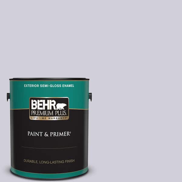 BEHR PREMIUM PLUS 1 gal. #660E-2 Purple Essence Semi-Gloss Enamel Exterior Paint & Primer