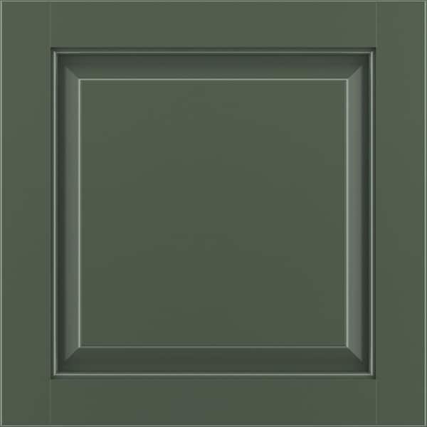 American Woodmark Westerly 11 9/16-in. W x 3/4-in. D x 11 1/2-in. H in Painted Sage Cabinet Door Sample