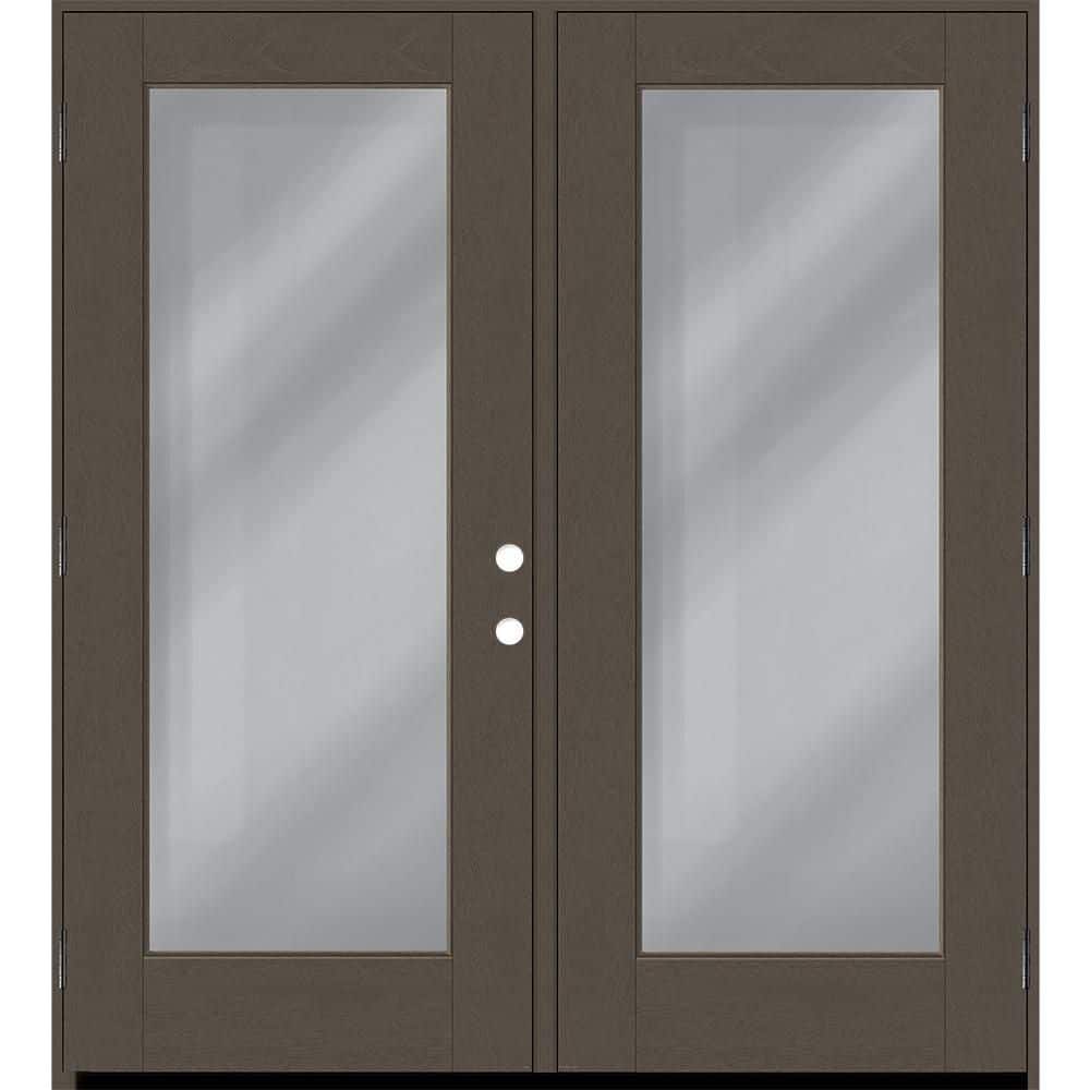 Regency 72 in. x 80 in. Full Lite Clear Glass Ashwood RHOS Stained Fiberglass Retro Patio Door with 6 in. Jamb price history on PriceWatchPro