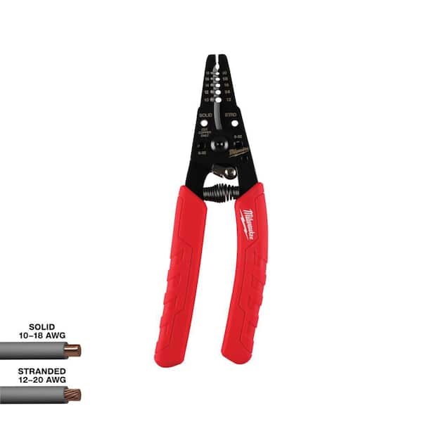 10-20 AWG Wire Stripper/Cutter with Comfort Grip