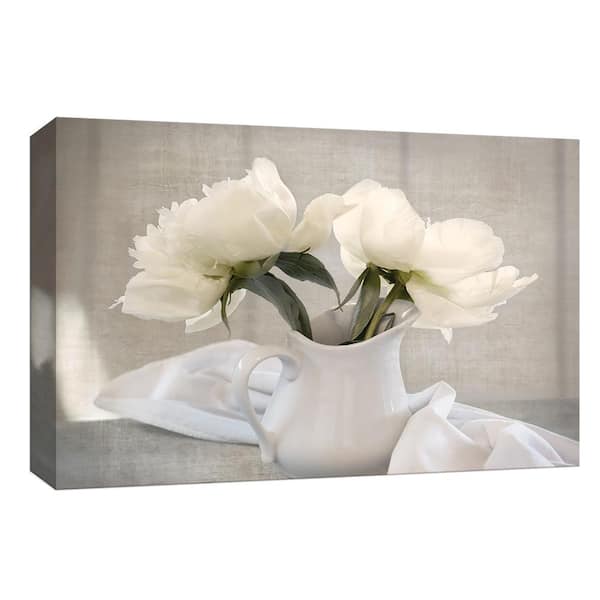 PTM Images 10 in. x 12 in. ''Farmhouse Blooms'' By Canvas Wall Art