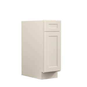 12 in. W x 24 in. D x 34.5 in. H Ready to Assemble Plywood Base Kitchen Cabinet in in Antique White