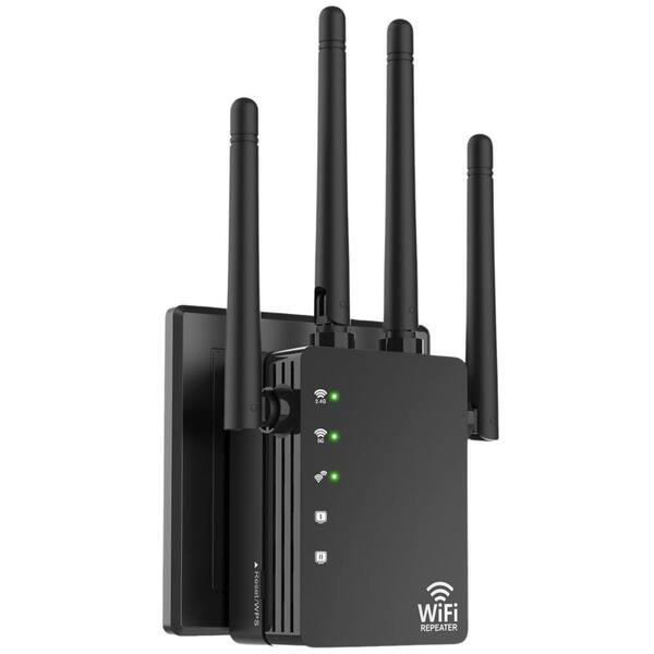 Amplificateur WiFi 1200Mbps WONLINK - 4 Antennes Pour Maison Jusqu'à 100m²
