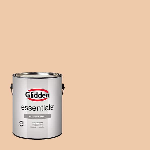 Glidden Essentials 1 gal. PPG1202-4 Caramel Ice Semi-Gloss Interior Paint