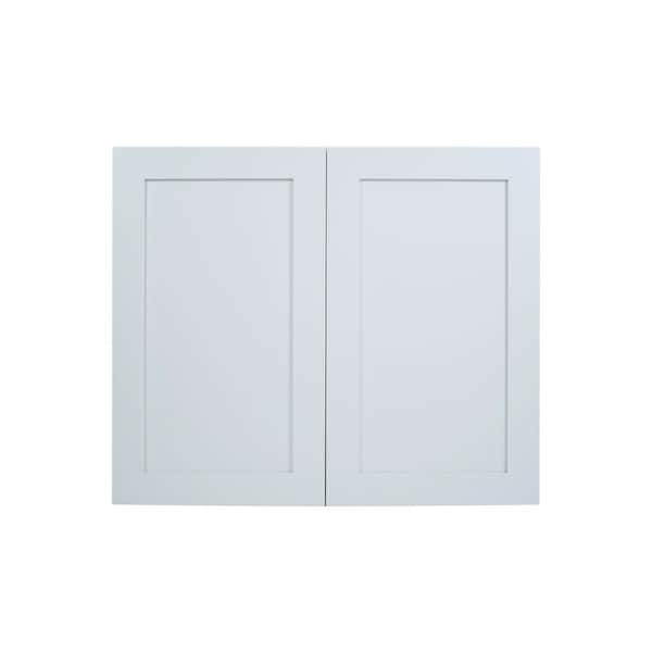 Cambridge Everest 24 in. W x 12 in. D x 30 in. H Ready to Assemble Shaker Wall Kitchen Cabinet in White