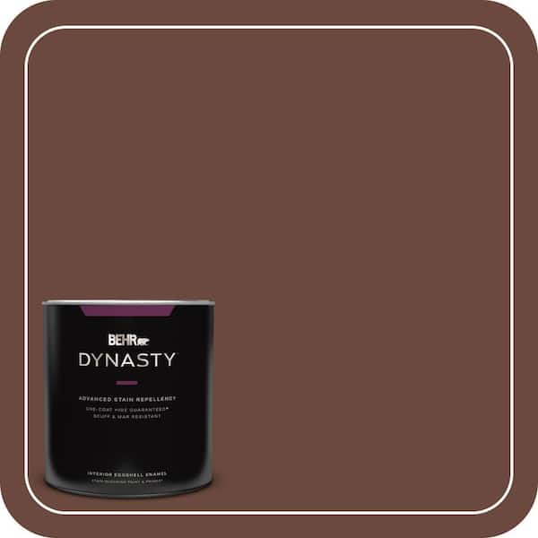 1 qt. #BXC-45 Classic Brown Eggshell Enamel Interior Stain-Blocking Paint and Primer