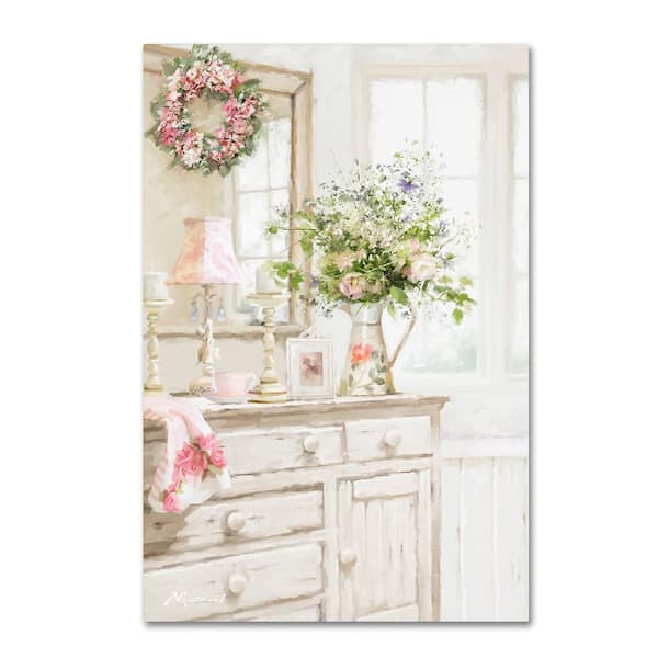 Trademark Fine Art 19 in. x 12 in. "Shabby Chic" by The Macneil Studio Printed Canvas Wall Art