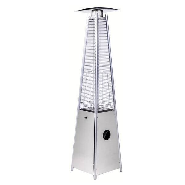 Wildaven 40000 BTU Quartz Glass Tube Patio Heater, Visual Flame Heater