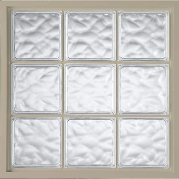 Hy-Lite Clear Wave Acrylic Block (8-in H x 8-in W x 3-in D) in the Glass  Block department at