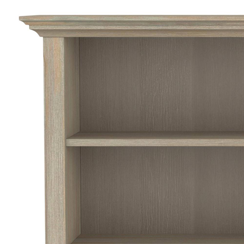 Amherst Distressed Grey Solid Wood Multi-Cube Bookcase