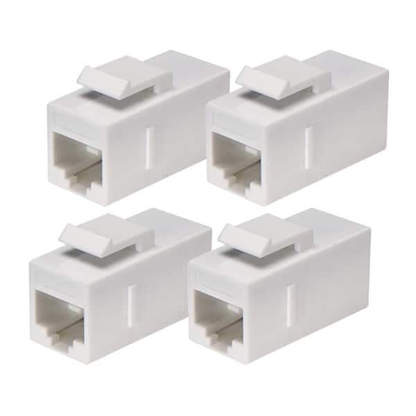 Roseta 4 RJ45 Keystone salida lateral