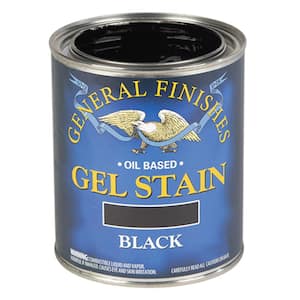 1 qt. Black Oil-Based Interior Wood Gel Stain