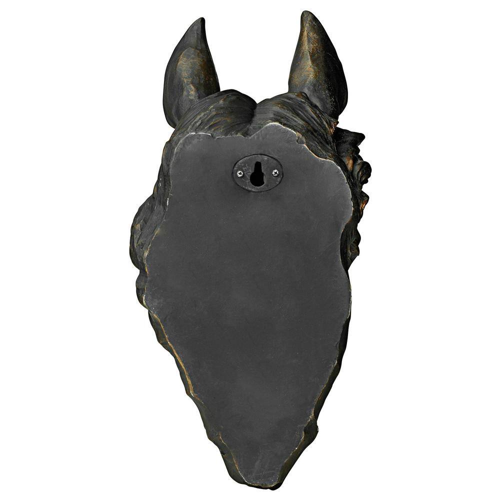 Bronze Finish Resin Patriotic Horse Wall Sculpture