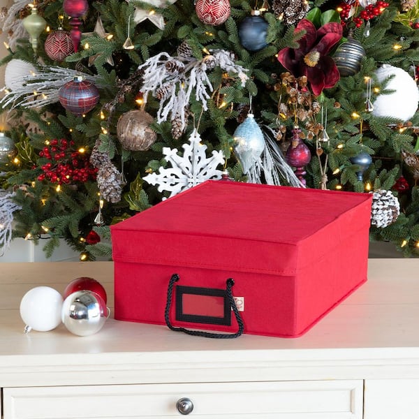 Santa's Bags Two-Tray 3 Ornament Storage Box