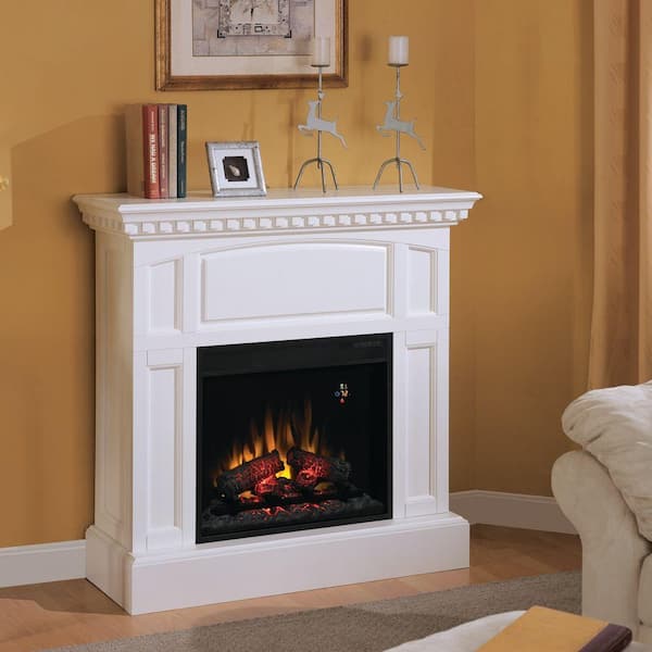 Charmglow 23 in. Electric Fireplace in White-DISCONTINUED