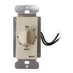 20-Amp 60-Minute In-Wall Spring Wound Countdown Timer Switch, Almond