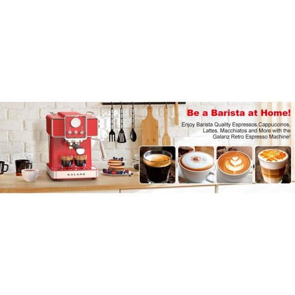 Galanz 2-Cup Red Residential Combination Coffee Maker in the