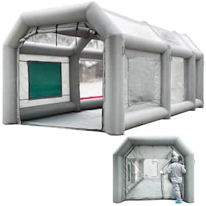 20 ft. x 10 ft. x 8.5 ft. Portable Inflatable Paint Booth with Blowers (480W and 750W) and Air Filter System